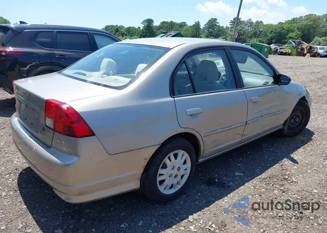 2005 Honda Civic Lx из США, поврежденный, VIN 2HGES16555H508185